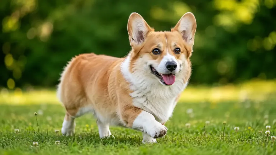 Cane felice in una scena quotidiana